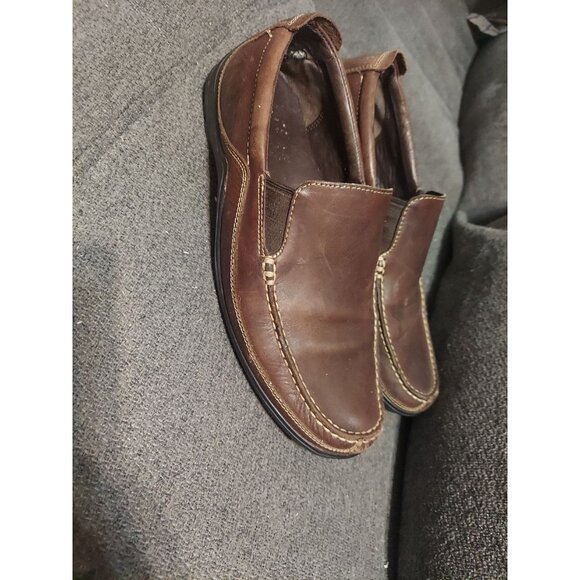 Cole Haan Tucker Venetian Loafer Mens 10M Dark Brown Leather Slip In Shoes - Picture 4 of 10